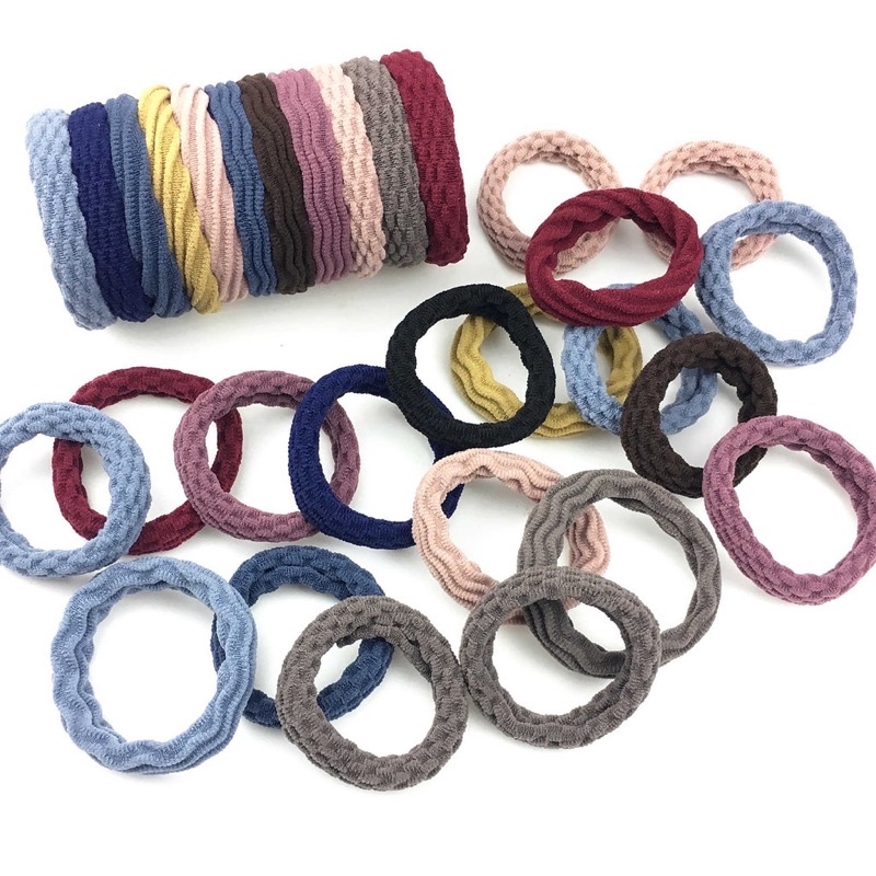 MJ Ikat Rambut Elastis / Hair Tie Rubber Band Mix Warna