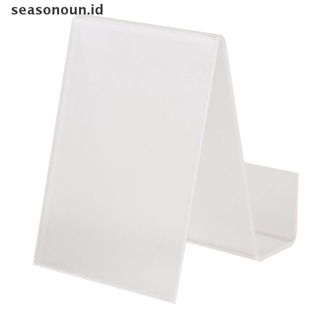 (seasonoun) Bracket Stand Display Buku / Album / Notebook Bahan Akrilik Transparan