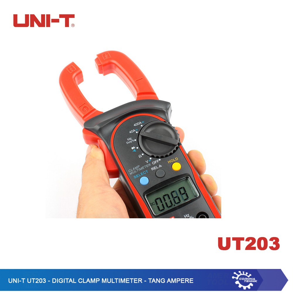 UNI-T UT203 -Digital Clamp Multimeter - Tang Ampere