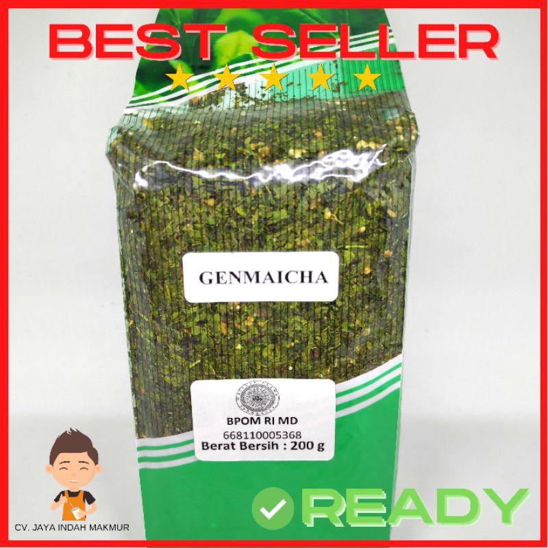 Genmaicha Tea 200 gr | Teh Hijau Khas Jepang