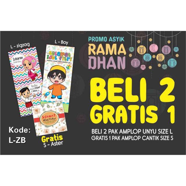 

Amplop Lebaran Panjang Murah Desain Lucu