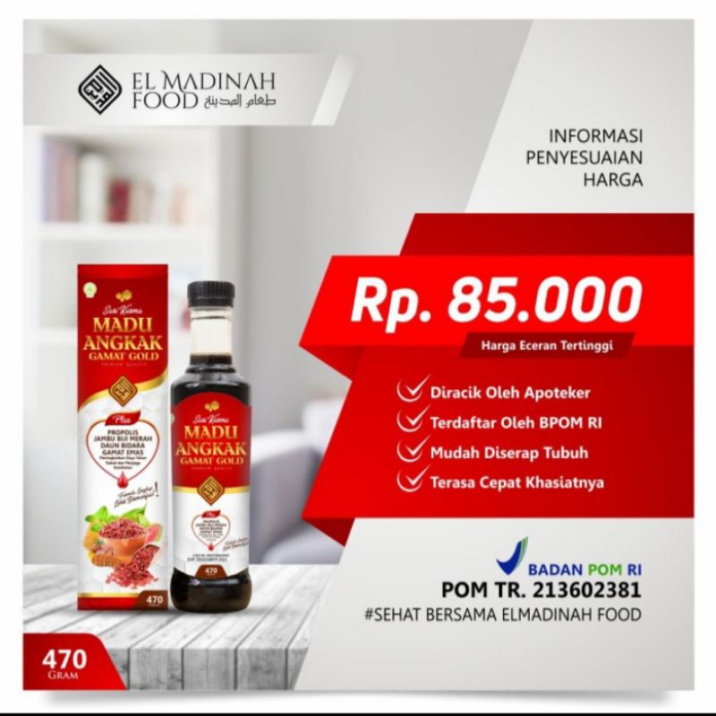 Sari Kurma Madu Angkak Gamat Gold Elmadinah