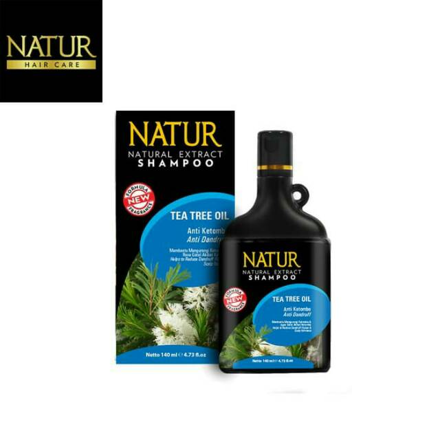 Natur Shampo Anti Dandruff 270 ml (Rambut Berketombe)