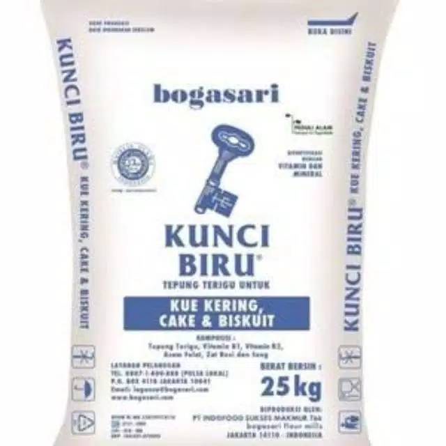 

Tepung Terigu Kunci Biru 1kg