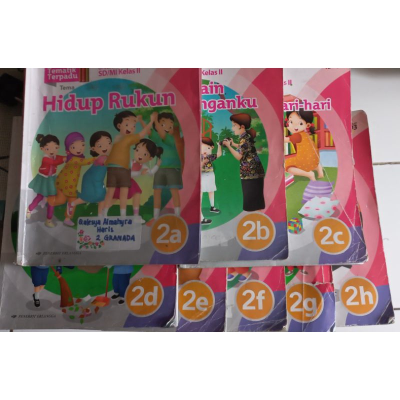 

Buku Tematik kelas 2 SD/Erlangga/preloved