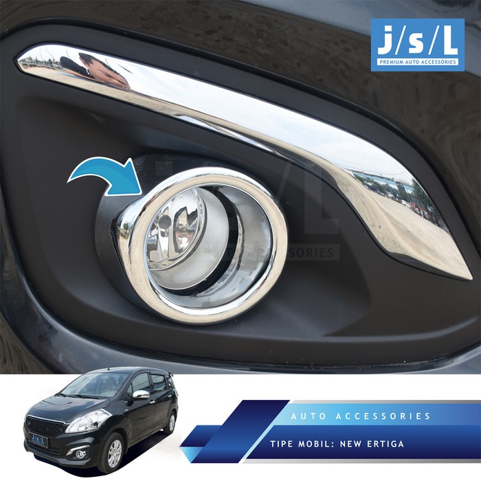 Cover Fog lamp Lampu kabut Chrome Suzuki New Ertiga 2016 JSL /  aksesoris New Ertiga 2016
