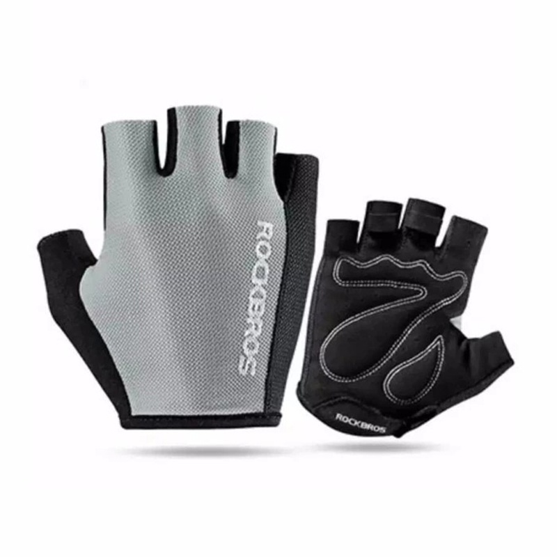 ROCKBROS S099GR Sarung Tangan Sepeda Bike Glove Half Finger