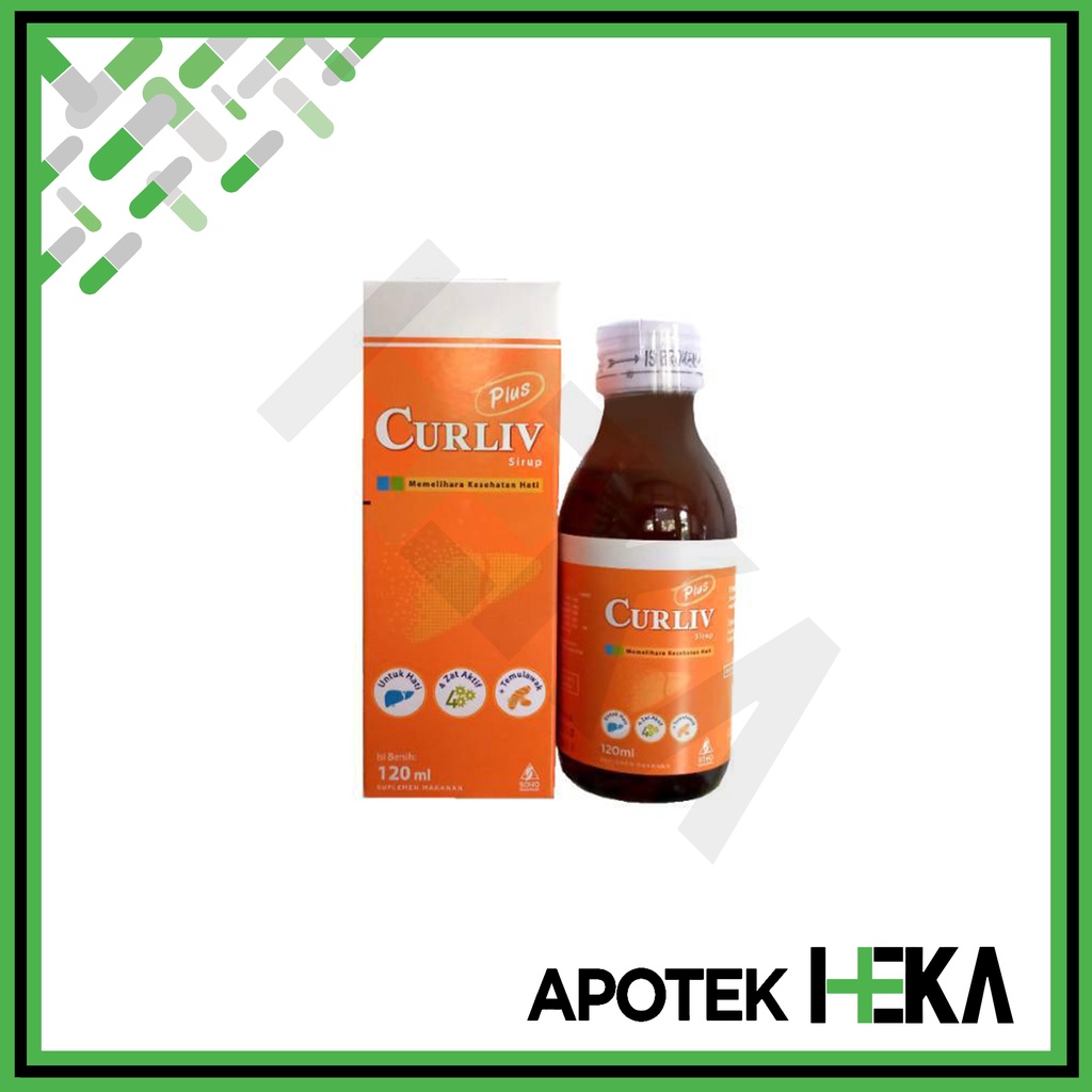 Curliv Plus Syrup 120 ml - Sirup Memelihara Kesehatan Hati (SEMARANG)