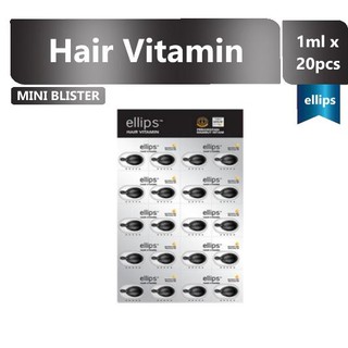 MANTULAJAA - ELLIPS / ELIPS HAIR VITAMIN RAMBUT ISI 20 pcs | Shopee