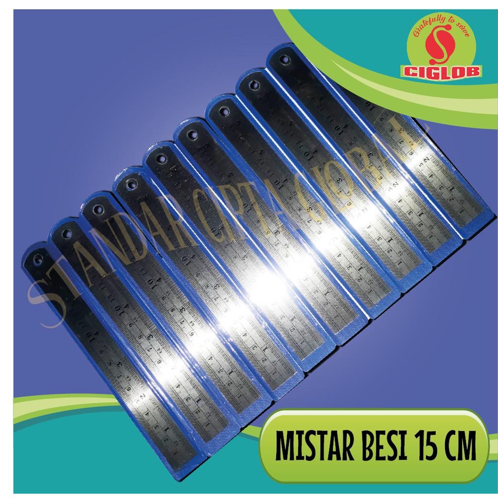 

Mistar Besi 15 cm