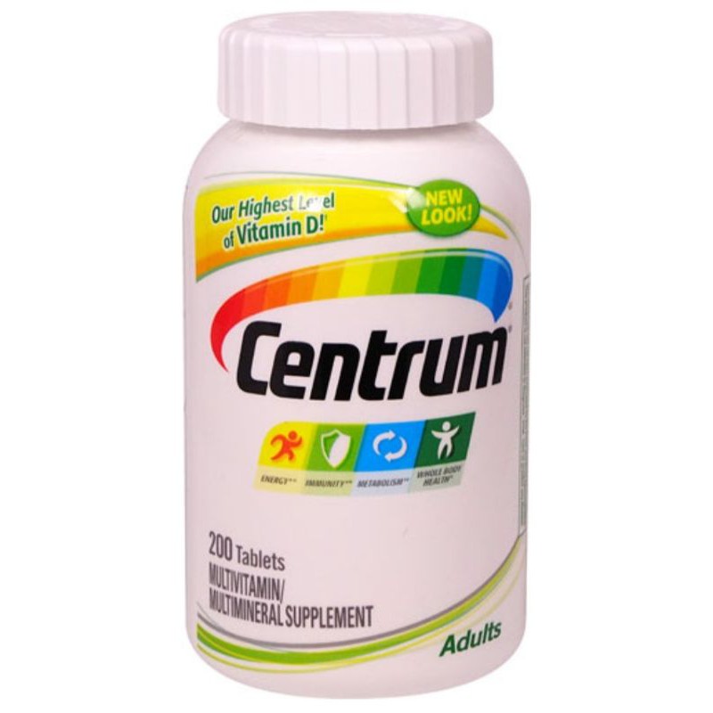 Centrum adult multivitamin isi 200 tablet