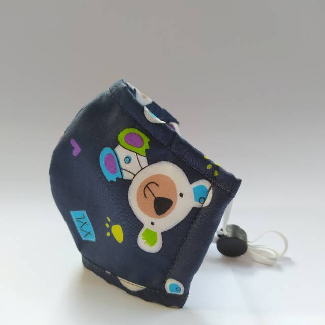 MASKER ANAK PREMIUM 6 LAPIS MOTIF BONEKA