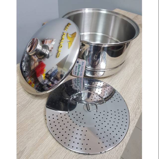Bima pot and steamer finest stainless steel 26cm