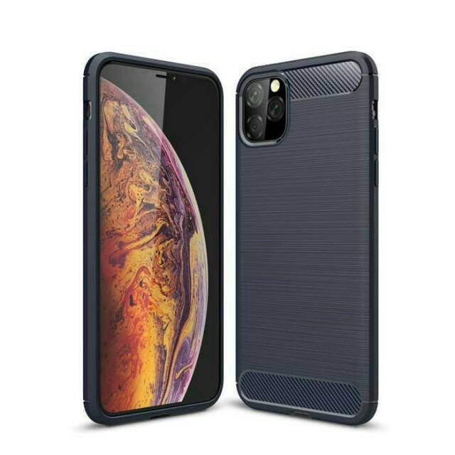 Casing Softcase Ipaky Carbon Iphone 11/Iphone 6.1 case hitam