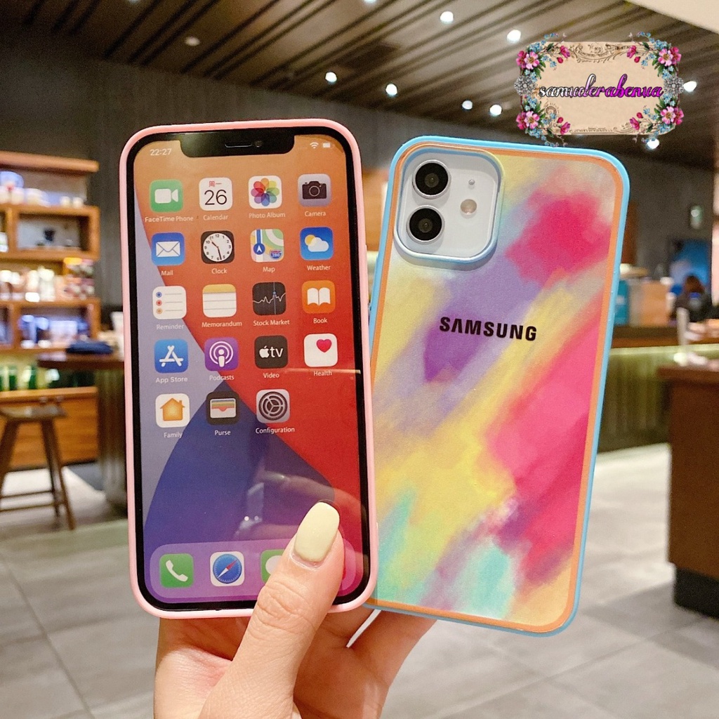 SS044 SOFTCASE RAINBOW SAMSUNG  A02S J2 PRIME GRAND PRIME  A10S MO1S A12 A20 A30 A21S A50 A30S A50S SB2793