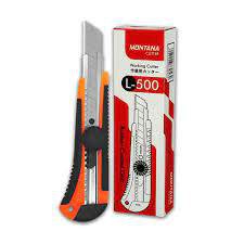 

MONTANA Pisau Cutter / Cutter Besar / Pisau Cutter Stainless Steel / Pemotong Kertas