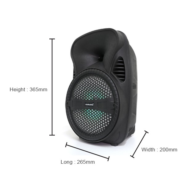 SPEAKER BLUETOOTH SIMBADDA CST 835N - Karaoke GRATIS Mic Cable-4