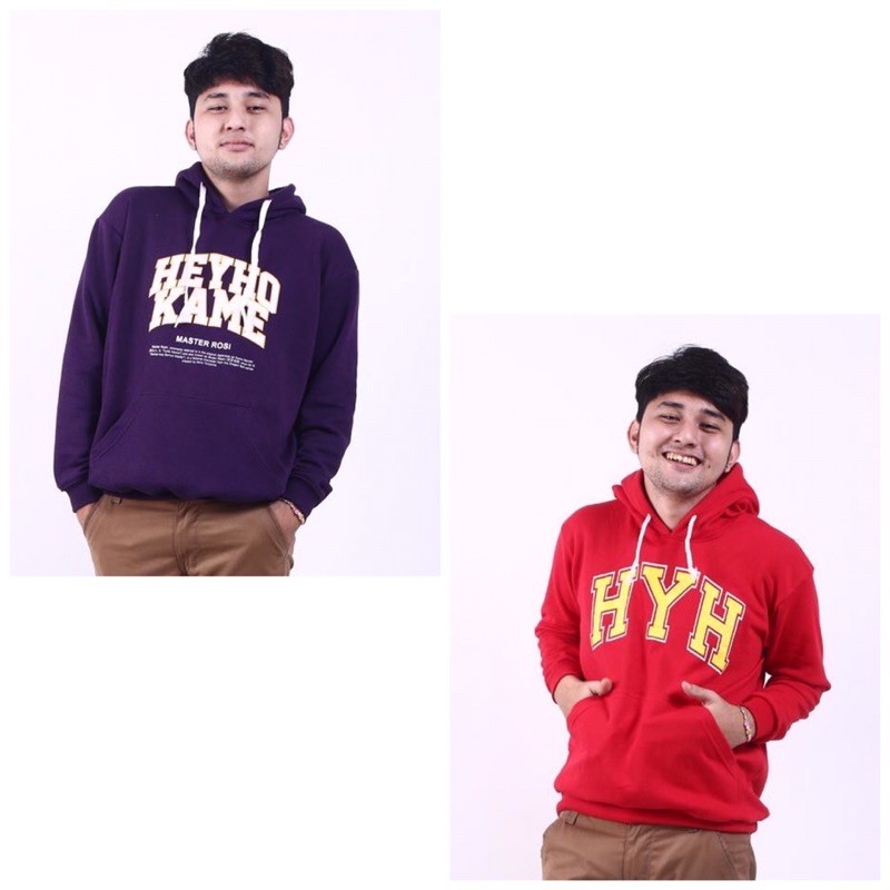 HEYHO Hoodie Pullover sweater jaket pria wanita original lokal brand Jakcloth Store Bogor