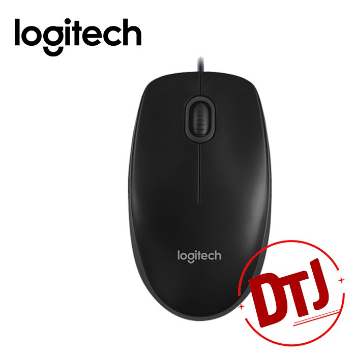 Logitech Wired Optical Mouse B100 (USB Mouse) Original