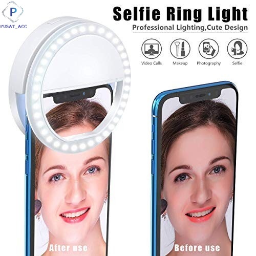 Selfie Kecil - Selfie Portable Clip Flash LED Ring Light