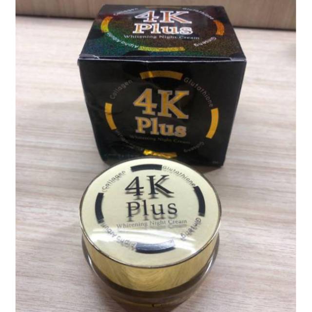 4K PLUS WHITENING CREAM 5X. READY JAKARTA ORIGINAL 100%