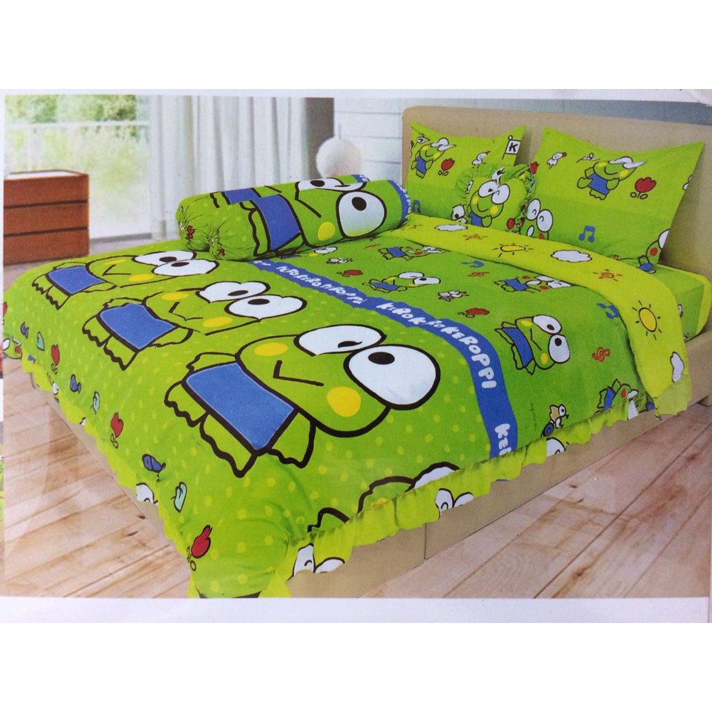 iSpreii iLadyi iRosei 180x200 King terlaris Keroppi Shopee 