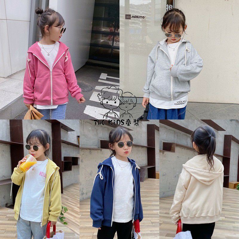 JAKET SWEATER HOODIE ZIPPER/RESLETTING  ANAK POLOS JAKET ZIPPER ANAK