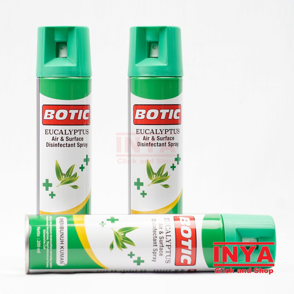 BOTIC EUCALYPTUS AIR &amp; SURFACE DISINFECTANT SPRAY 200ml - Pengharum Ruangan