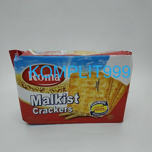 

Roma malkist crackers 250gram pak besar KOMPLIT999