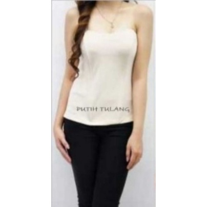 Kemben kebaya / Kamisol / lontorso ( Putih tulang ) uk S