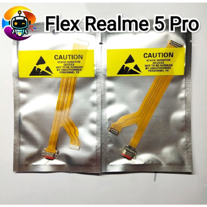 Flexible Connector Charger Realme 5 Pro Ori