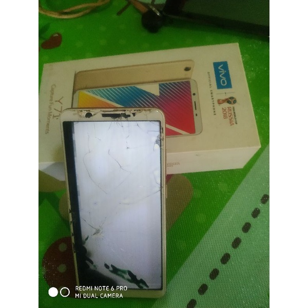 vivo y71 ram 2gb internal 16gb minus lcd mesin normal