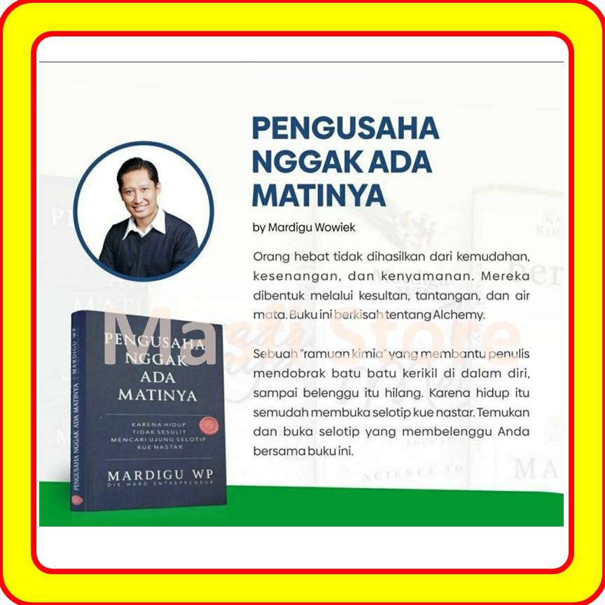 Pengusaha Ngga Ada Matinya by Mardigu Wowiek