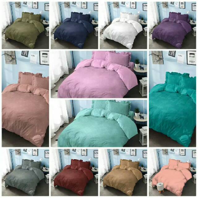 Bedcover Kintakun Deluxe Polos 180x200