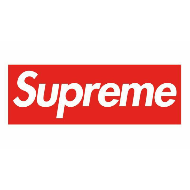 

sticker cutting logo supreme