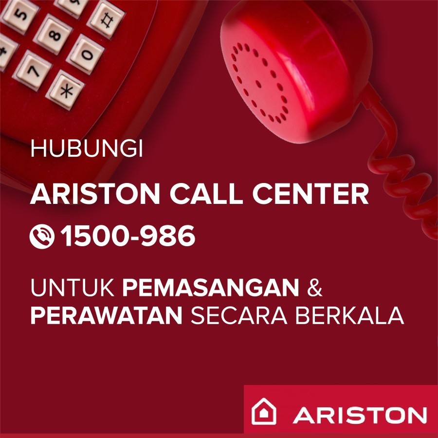 Ariston Pro1 Eco 100 Liter Water Heater Listrik 1500 Watt Horizontal Pemanas Air Mandi