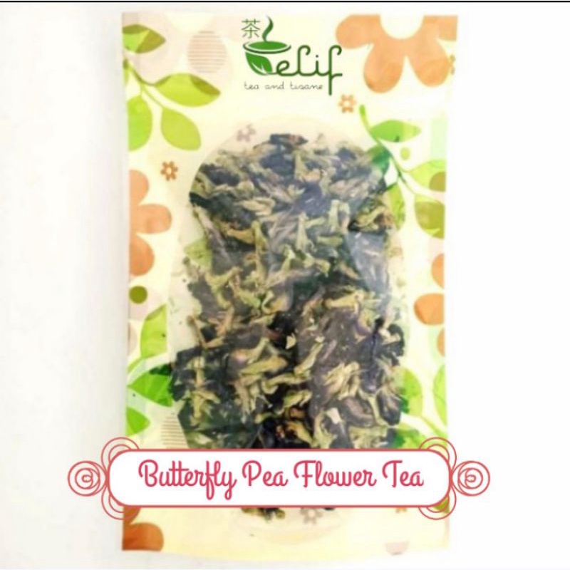 

ELIF TEA Butterfly Pea Tea : Blue Butterfly Pea Flower Tea / Teh Bunga Telang
