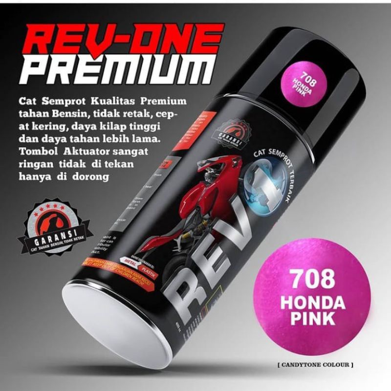 CAT SEMPROT REV 1 HONDA PINK/ 708 MURAH 400CC