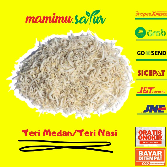 

TERI MEDAN 100 GR IKAN TERI NASI TERI MEDAN TOGE TERI MEDAN SEGAR TERI MEDAN KERING TERI TOGE TERI