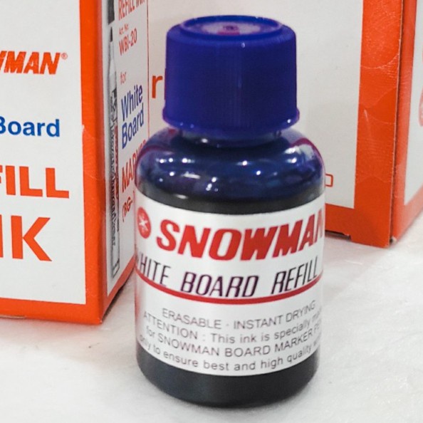 

REFILL TINTA, REFILL SPIDOL, TINTA SPIDOL WHITEBOARD WBI-20 SNOWMAN