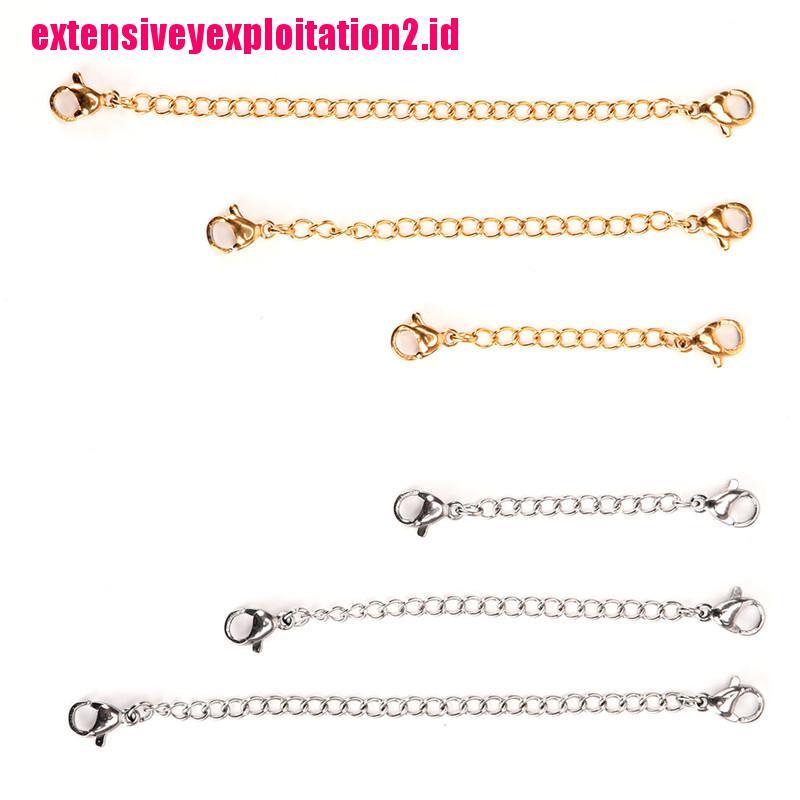 (E2ID &amp; &gt; Rantai Extender Tail Links Untuk Membuat Perhiasan Kalung / Gelang