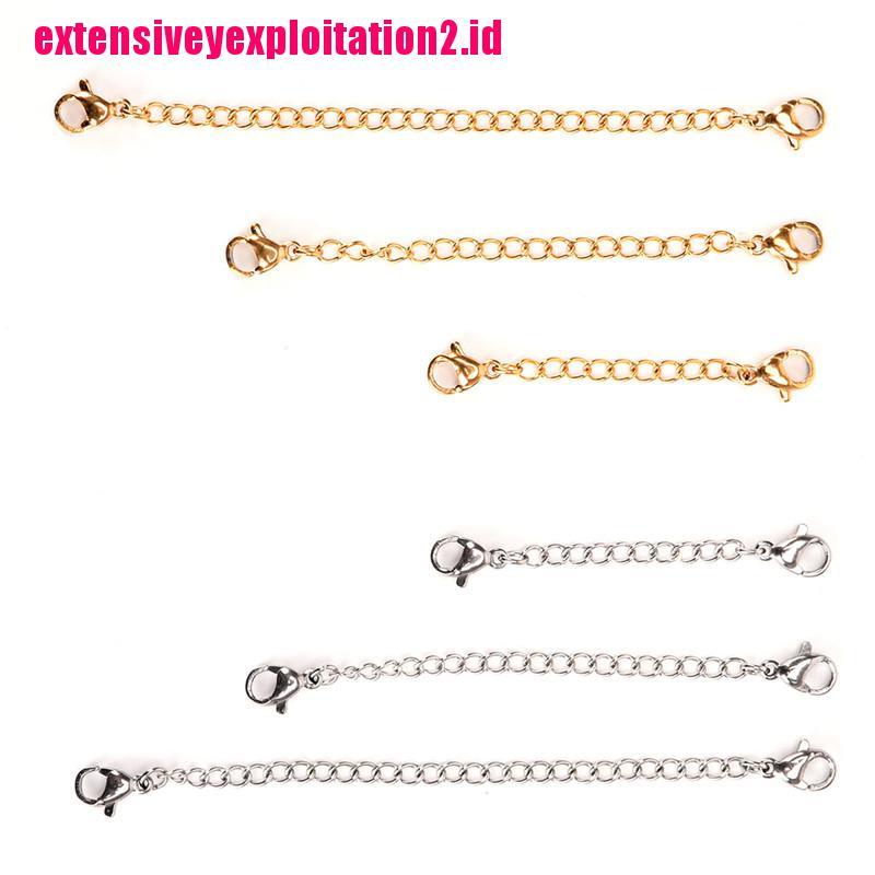 (E2ID &amp; &gt; Rantai Extender Tail Links Untuk Membuat Perhiasan Kalung / Gelang