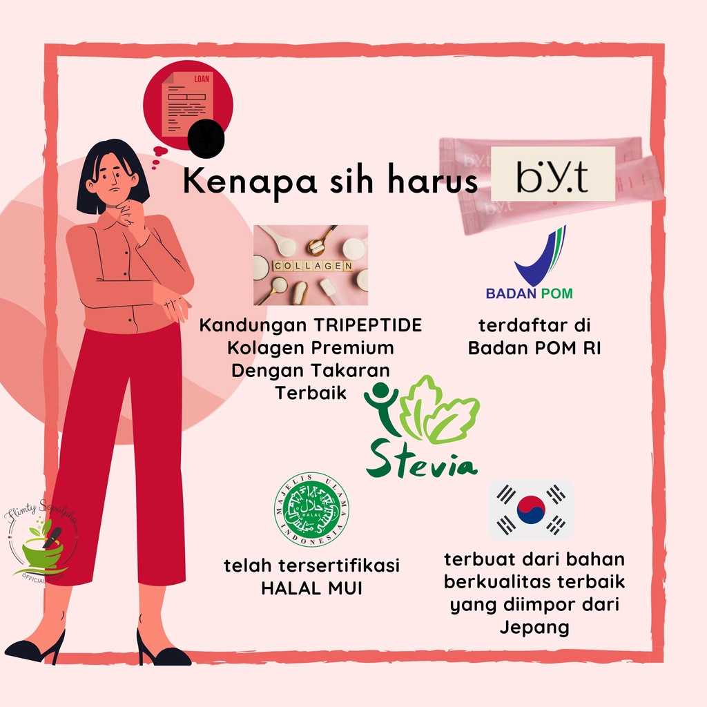 BYT Colla Byoote Collagen 1 Box Isi 16 Byotee Byote Kolagen Tripeptide Premium Ampuh Aman Halal BPOM Menyembuhkan Jerawat Bekas Luka Peradangan Nyeri Sendi dan Tulang Memutihkan Melembabkan Kulit Menghilangkan Kerutan Dan Penuaan