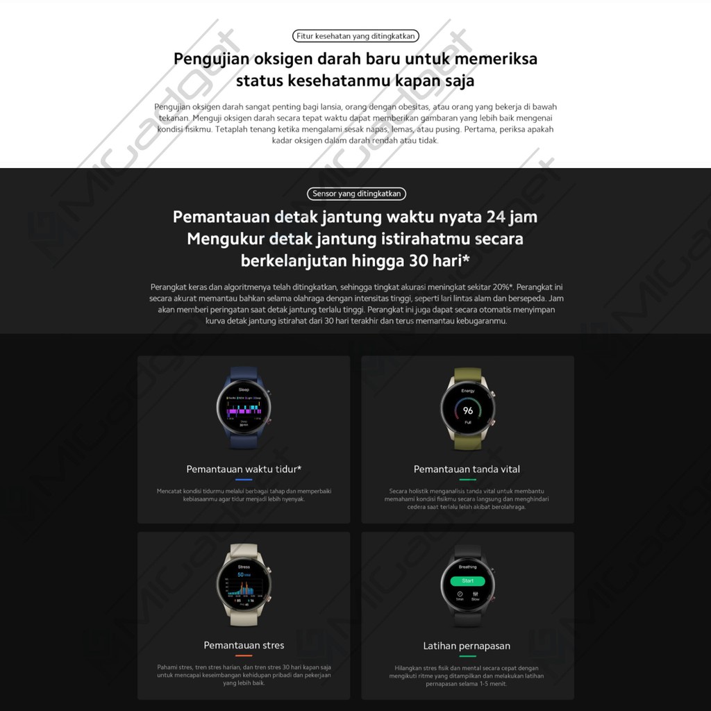 Xiaomi Mi Watch Smartwatch Jam Tangan Xiaomi Watch