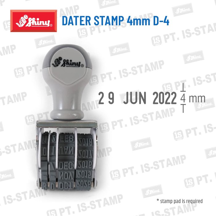 

Dijual Shiny DATER STAMP 4mm D 4 Berkualitas