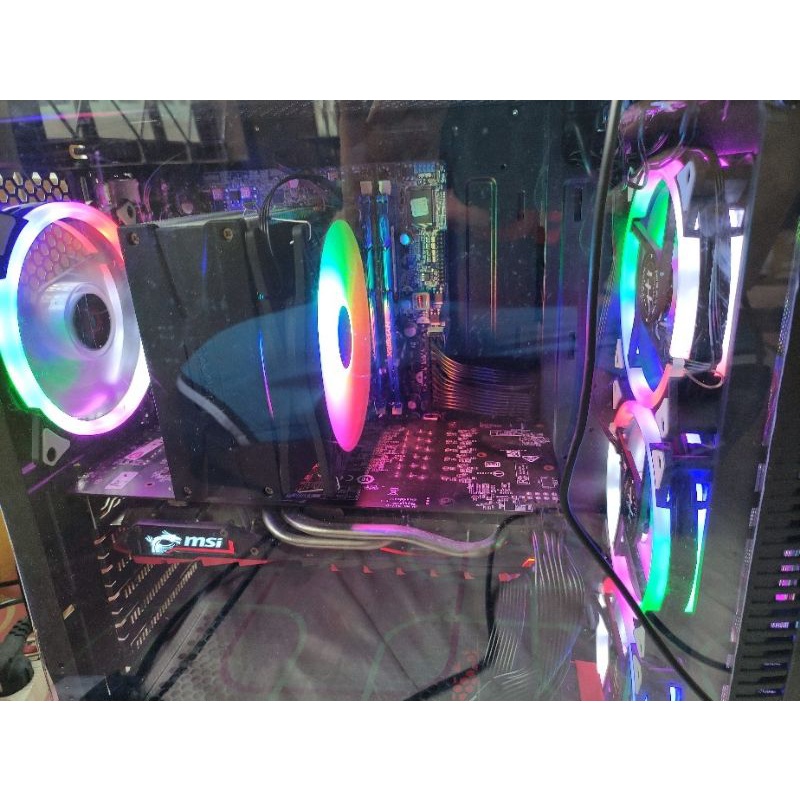 XBT Aura Rainbow RGB fan casing 12CM LED RING - Fan case 12cm Double ring