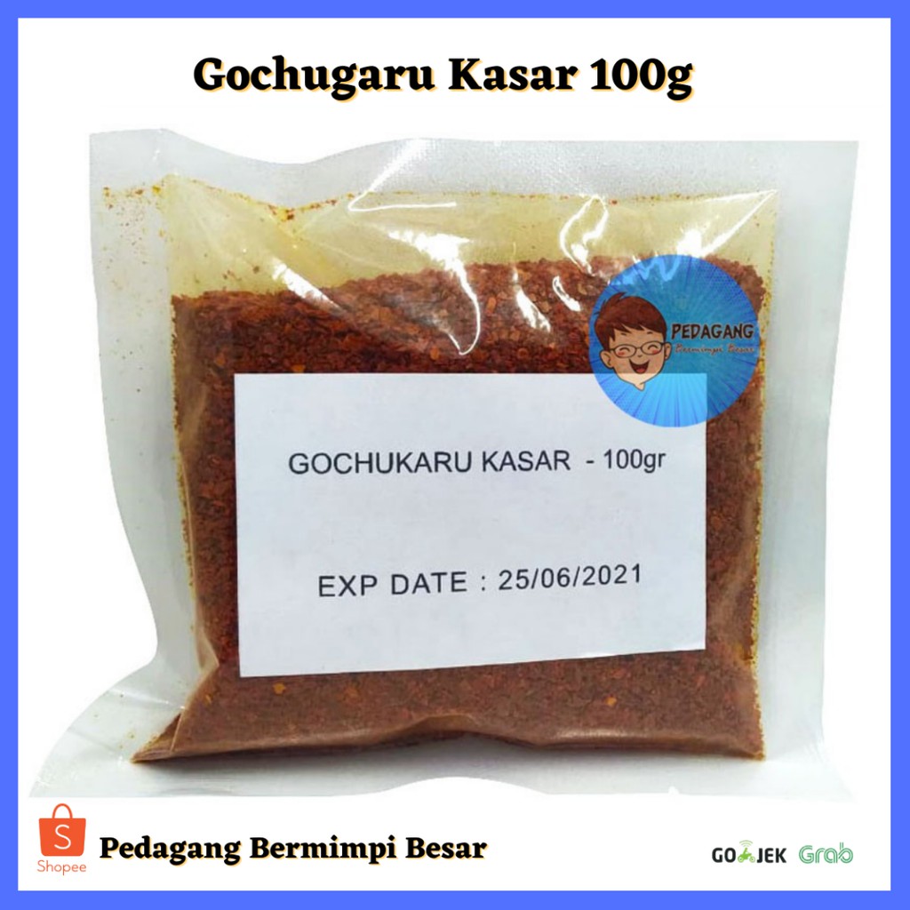 Gochugaru Korea Kasar Share Size 100gr | Gochukaru | Bubuk Cabai Korea