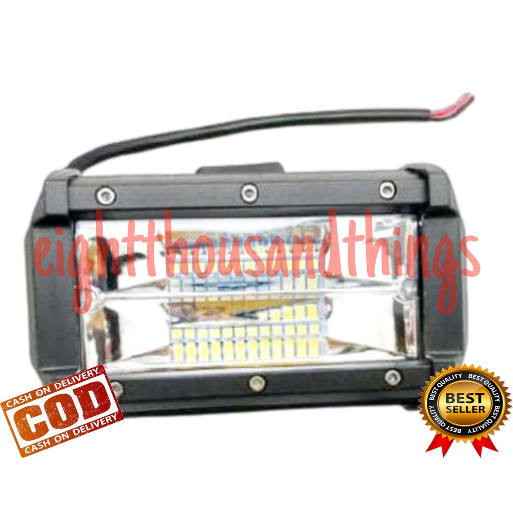 Lampu Tembak Sorot LED Bar Cree CWL 24 Mata 2 Susun LED Motor Mobil 24 Titik 4036