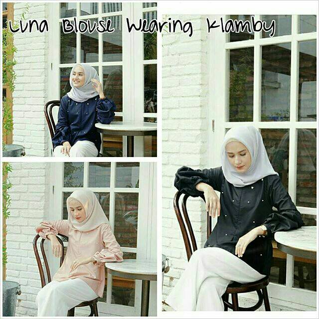 LUNA BLOUSE Wearing Klamby