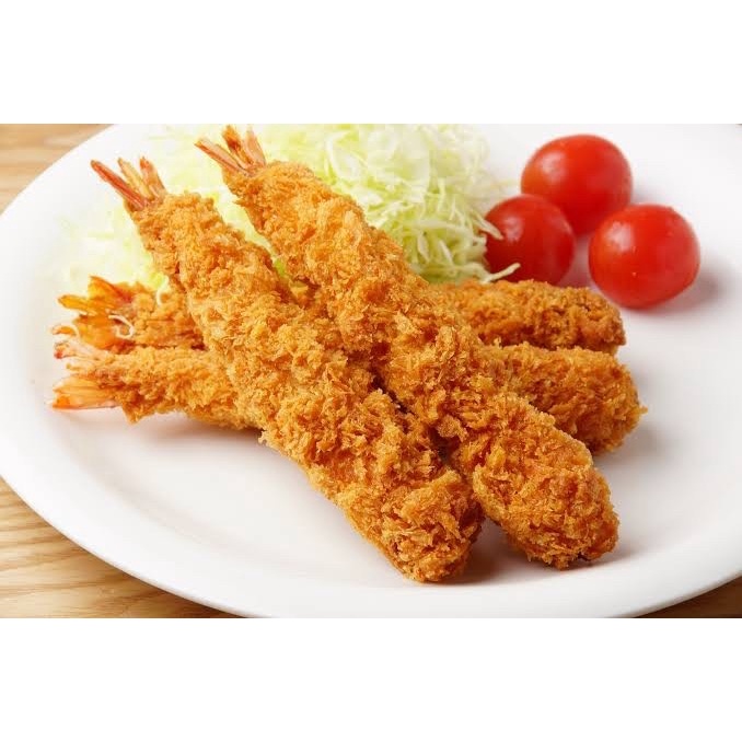 

Ebi Furai / Udang Tepung Roti / Breaded Shrimp uk.sedang isi 12 PCS